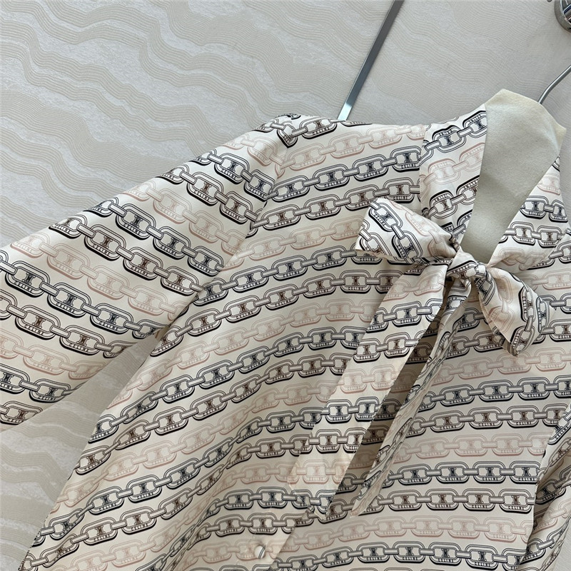 Ce1i*e printed silk shirt