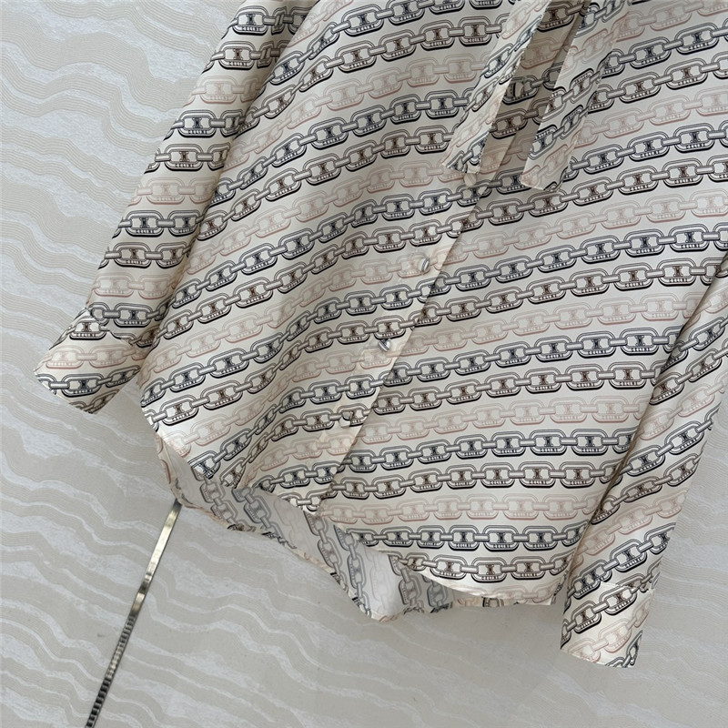 Ce1i*e printed silk shirt