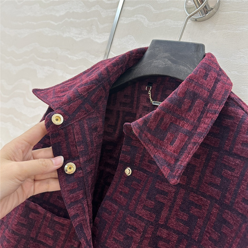 F**di monogram jacket