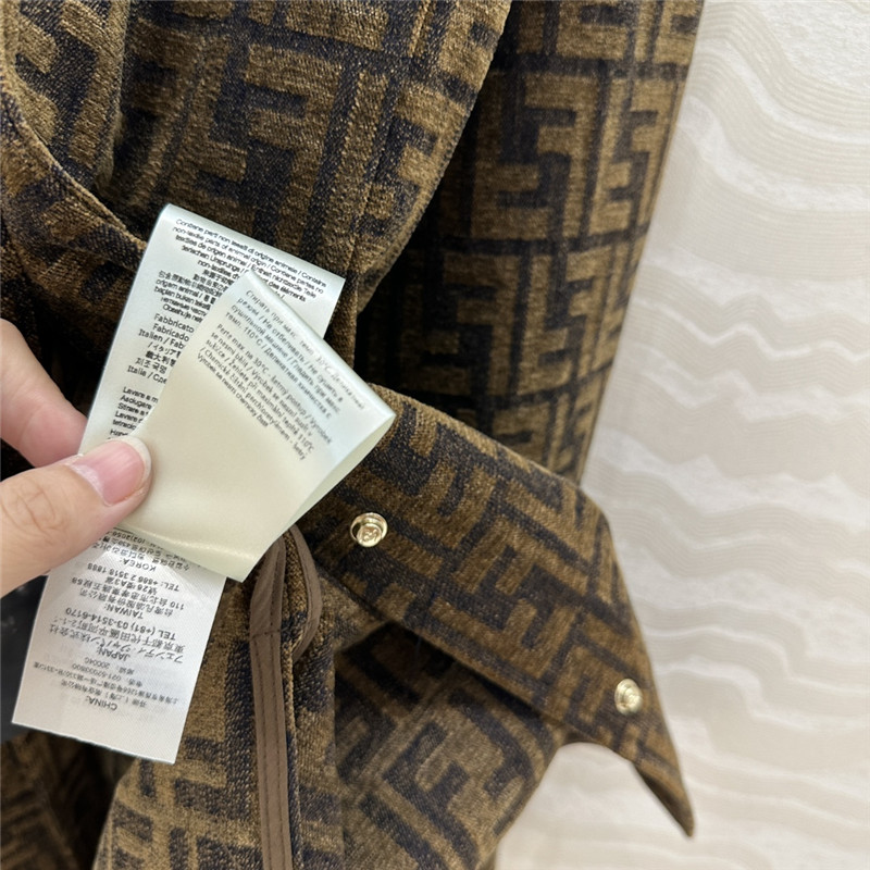 F**di monogram jacket