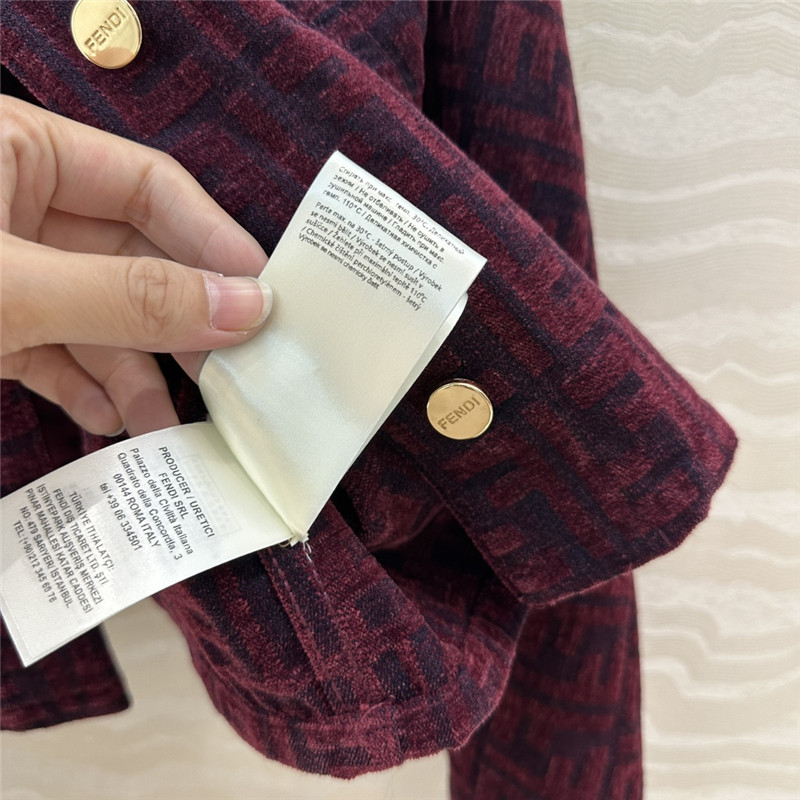 F**di monogram jacket small coat