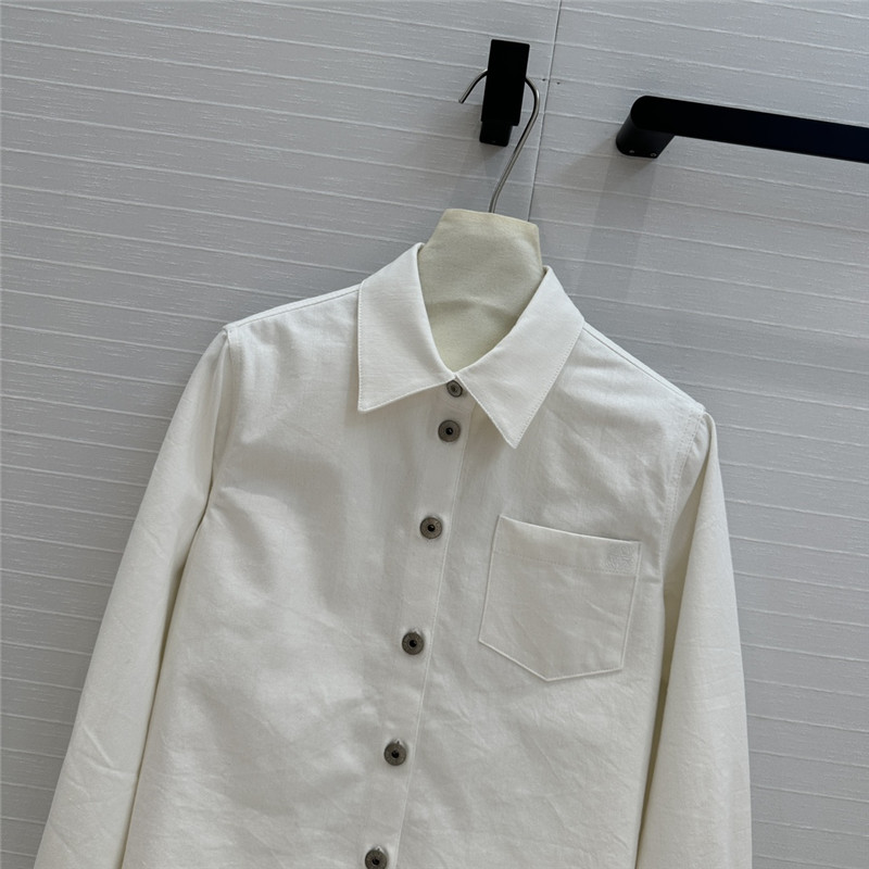 L0ew* denim shirt jacket