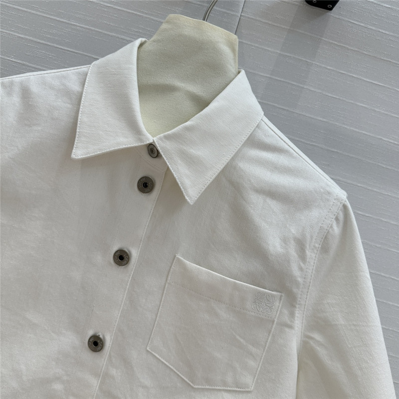 L0ew* denim shirt jacket