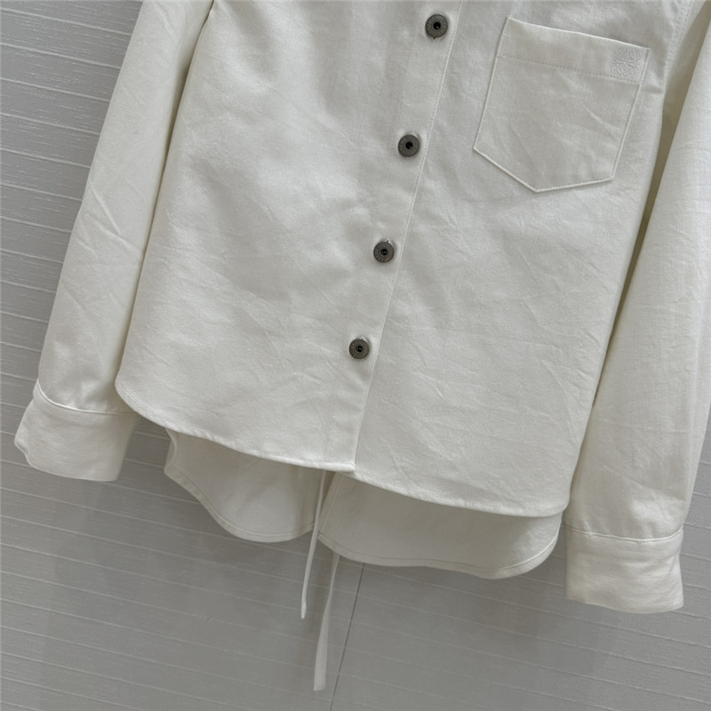 L0ew* denim shirt jacket