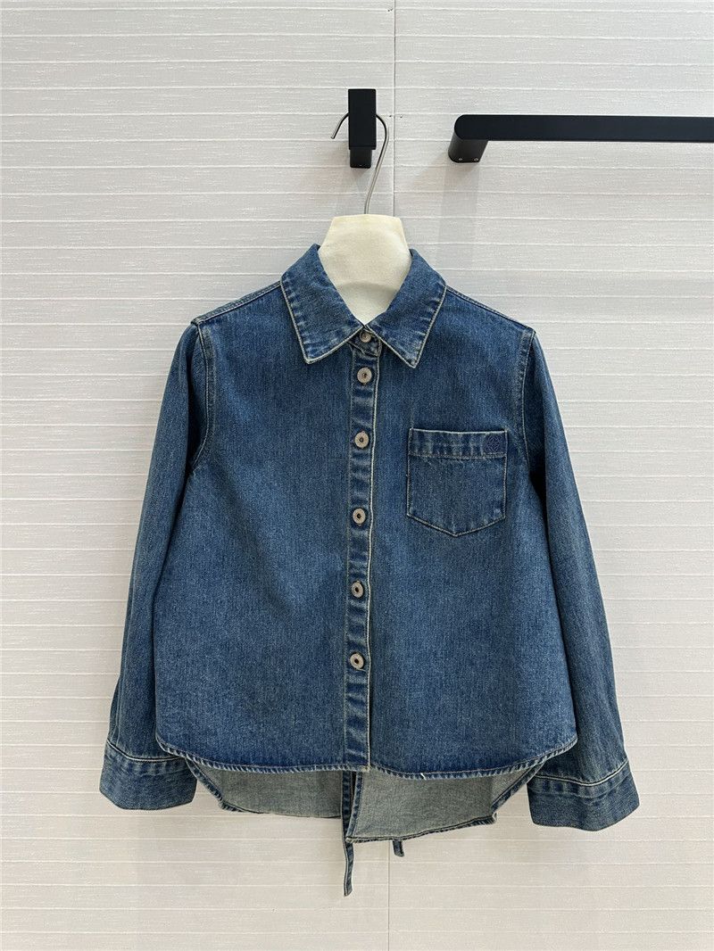 L0ew* denim shirt jacket