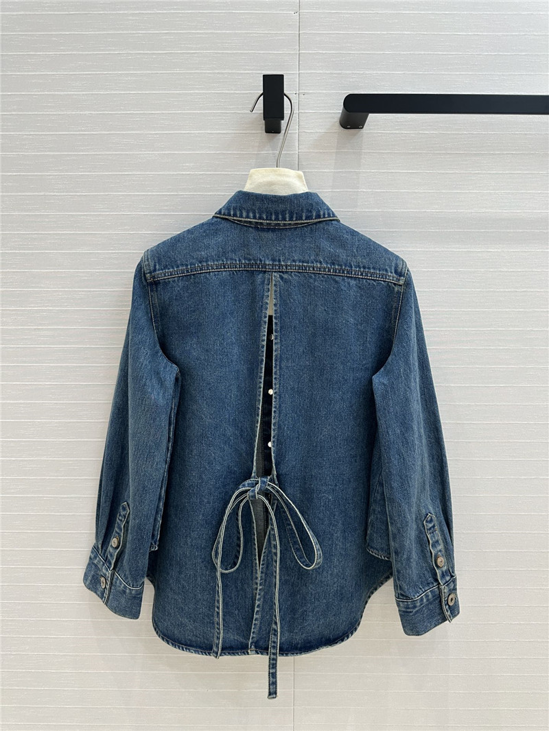 L0ew* denim shirt jacket