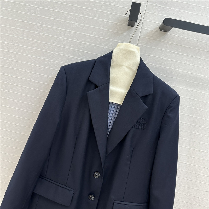 M1um1u fake two piece suit jacket