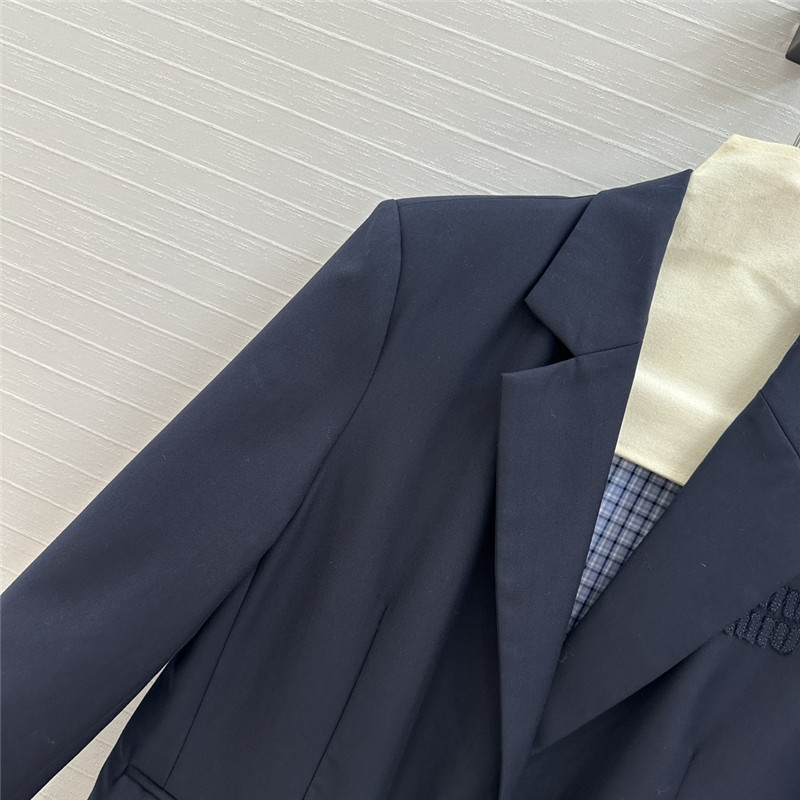 M1um1u fake two piece suit jacket
