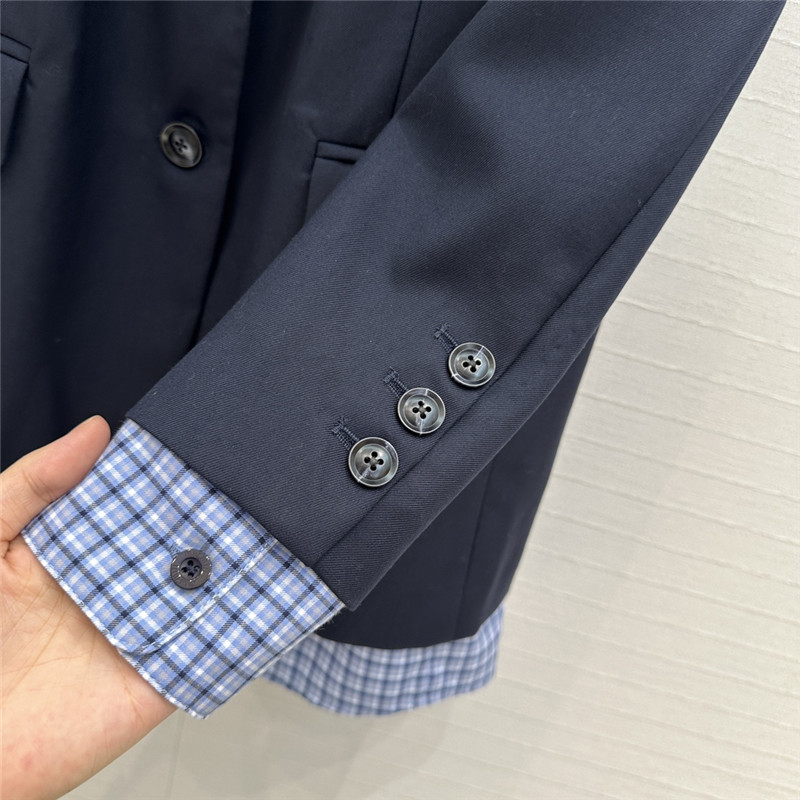 M1um1u fake two piece suit jacket