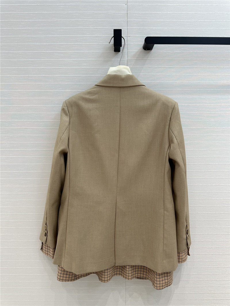 M1um1u fake two piece suit jacket