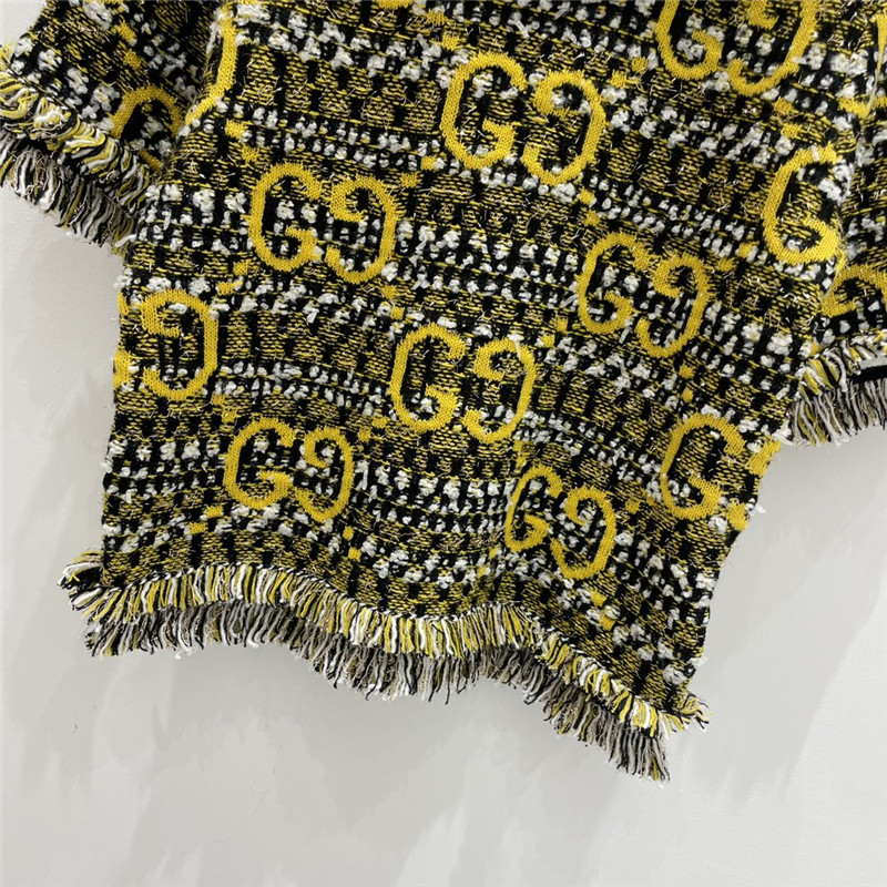 Gvc*1 mohair gg short-sleeve top in multicolor