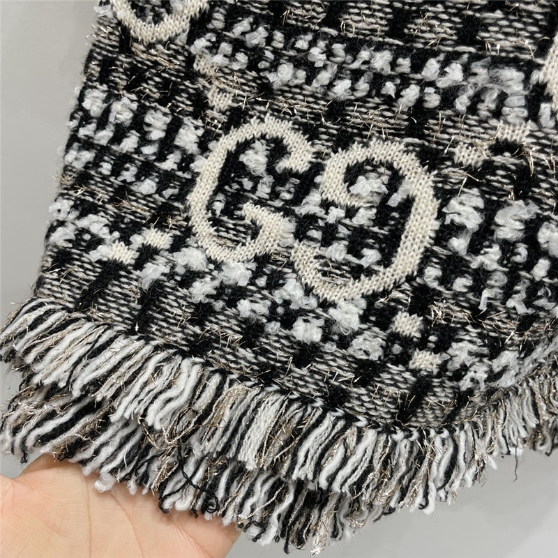 Gvc*1 mohair gg short-sleeve top in black