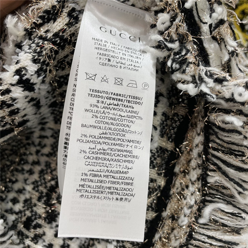 Gvc*1 mohair gg short-sleeve top in black