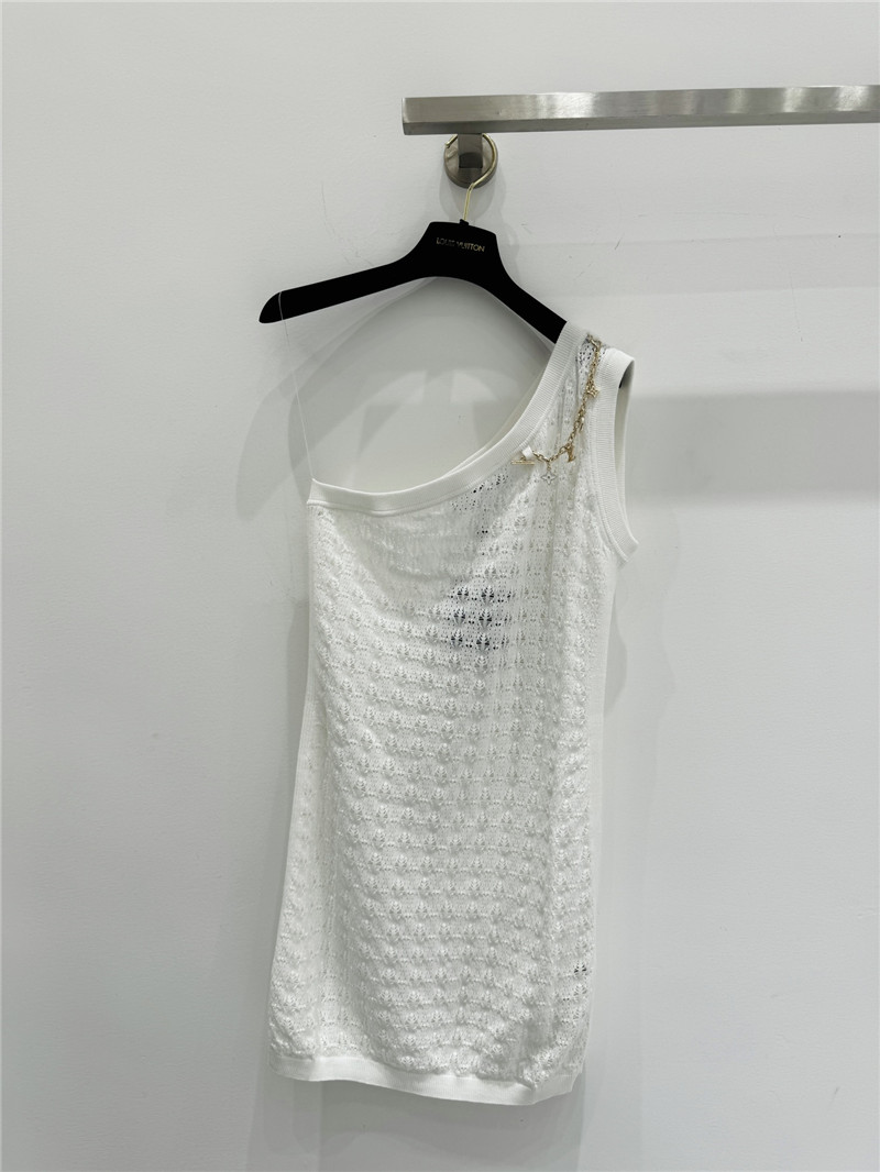 l0vis Vvtt0n lv off-shoulder knitted skirt