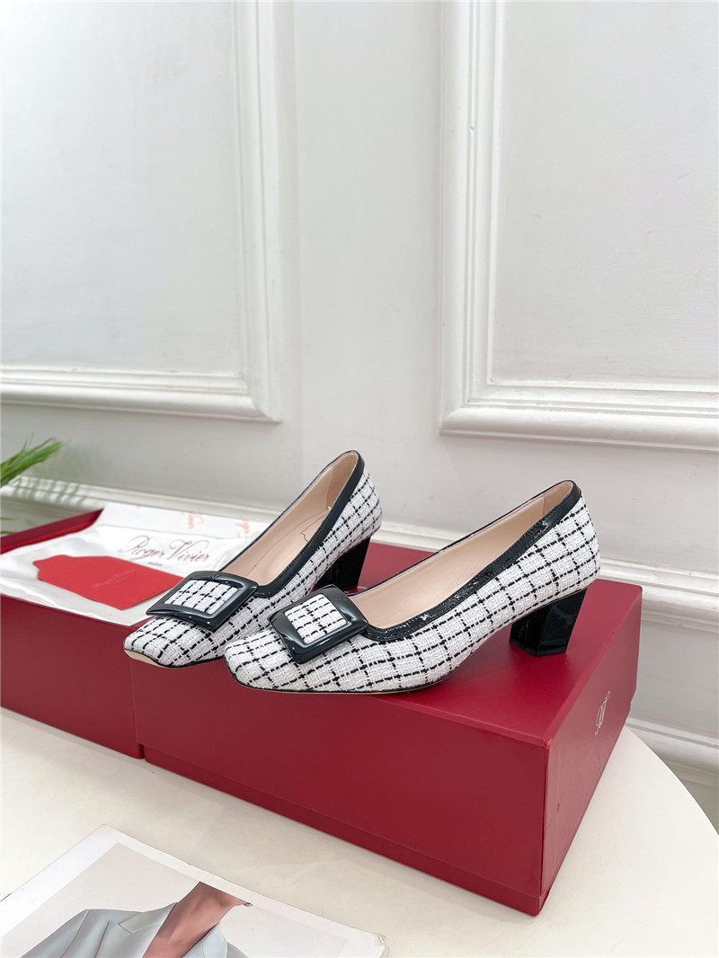 Roger Vivier Belle Vivier Pumps 4.5cm Multicolour Patent Fabric