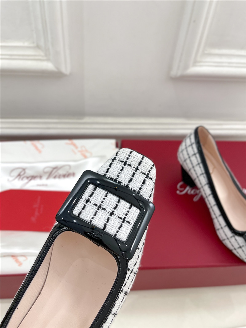 Roger Vivier Belle Vivier Pumps 4.5cm Multicolour Patent Fabric