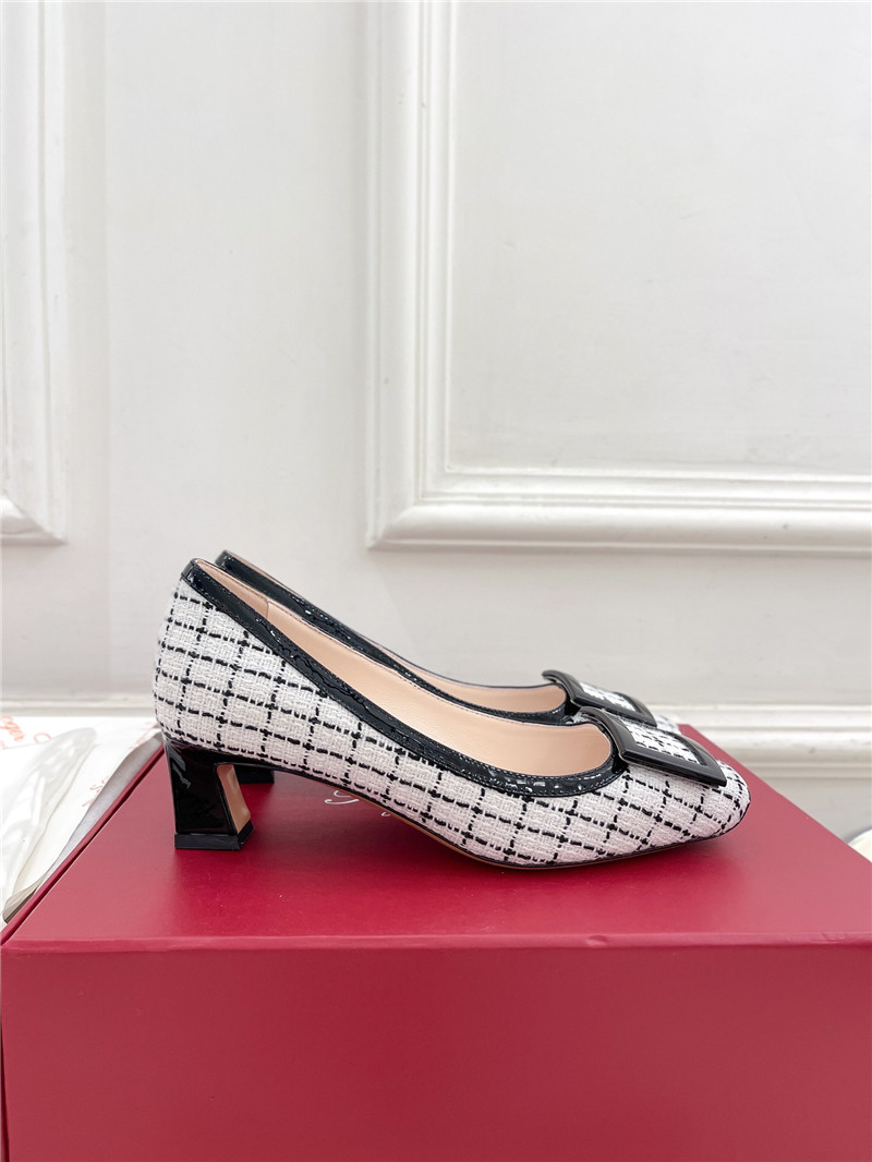 Roger Vivier Belle Vivier Pumps Multicolour Patent Fabric