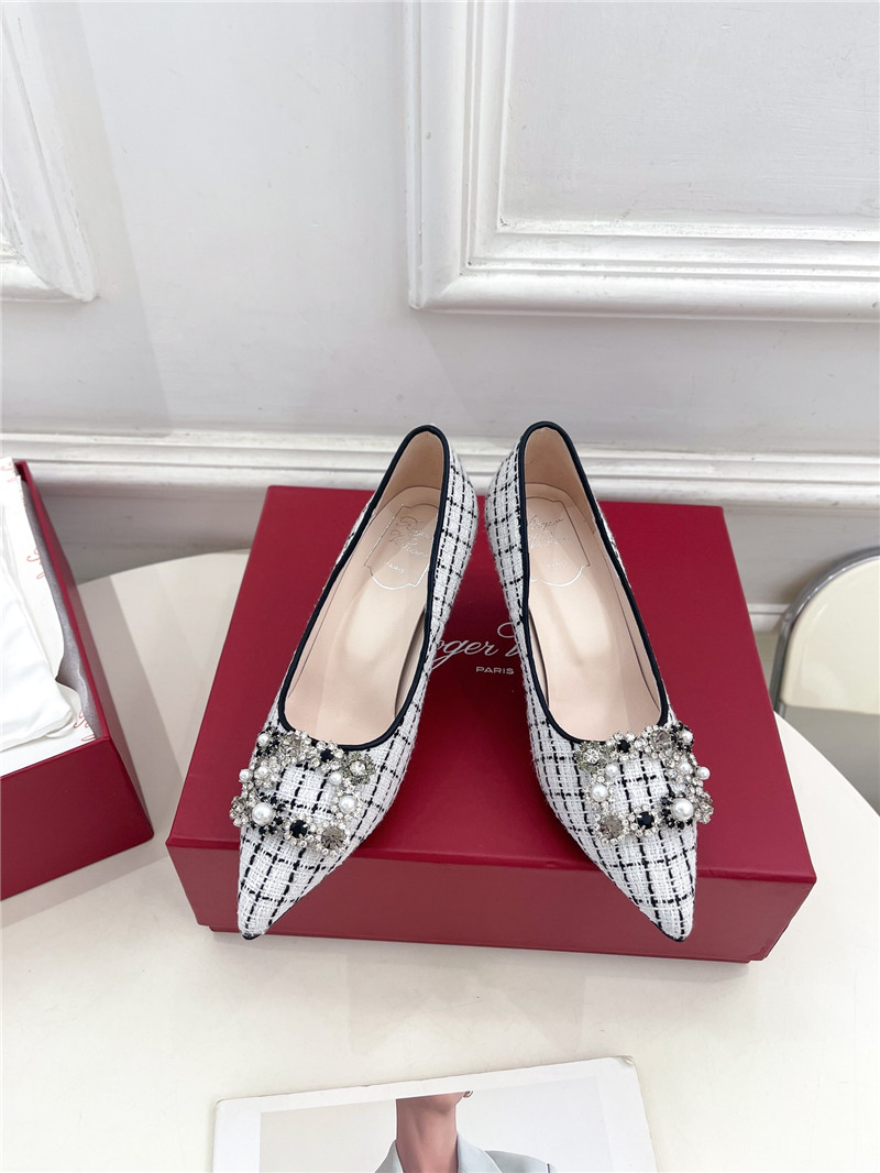 Roger Vivier Efflorescence Pumps 35mm in Multicolour Tweed