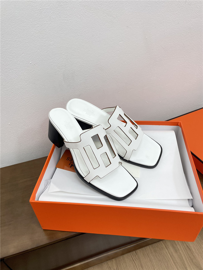 H**me5 izzy 60 blanc sandals blanc calfskin