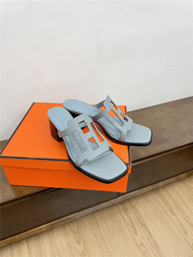 H**me5 izzy 60 sandals gris nuage calfskin