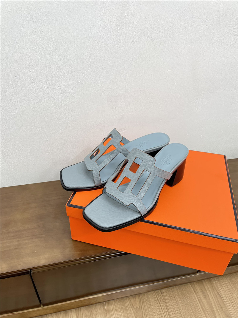 H**me5 izzy 60 sandals gris nuage calfskin