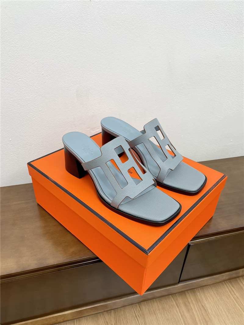 H**me5 izzy 60 sandals gris nuage calfskin