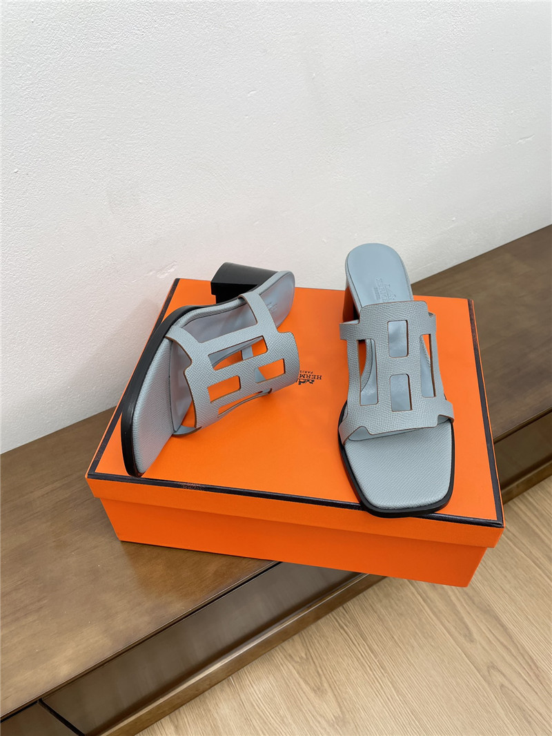 H**me5 izzy 60 sandals gris nuage calfskin