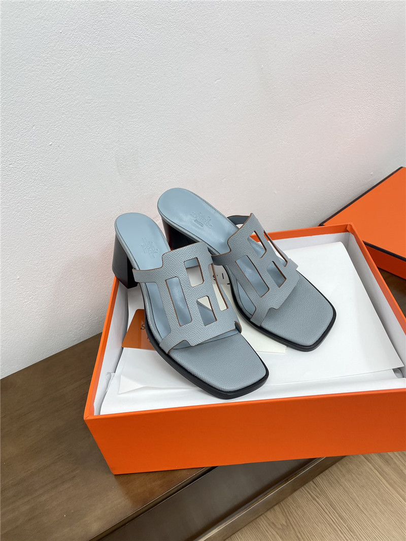 H**me5 izzy 60 sandals gris nuage calfskin