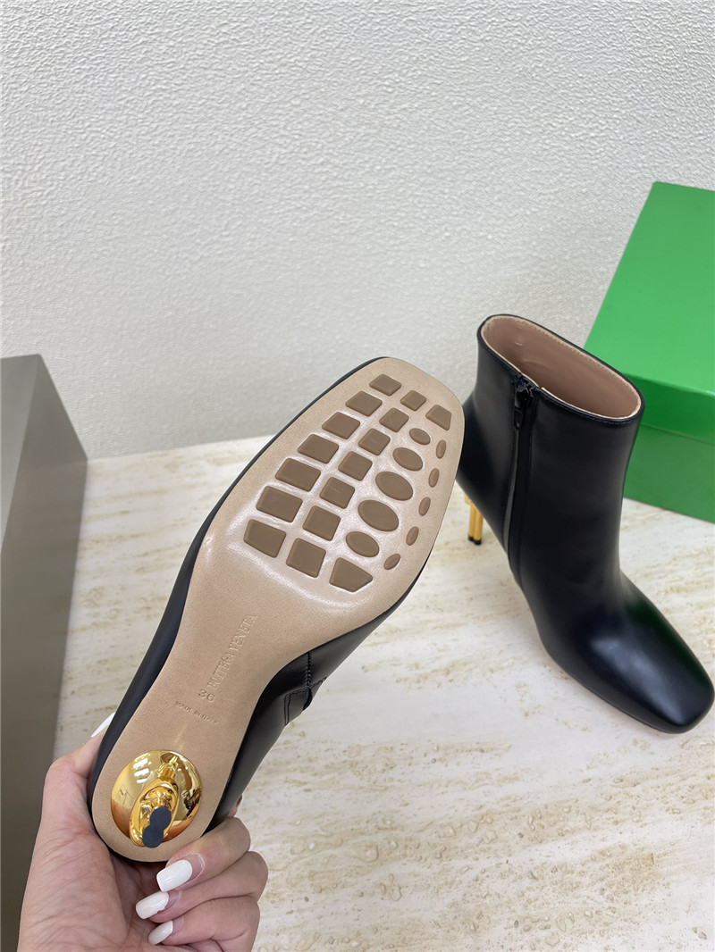 b0tt*ga Ven*ta 90mm sculpted heel ankle boots