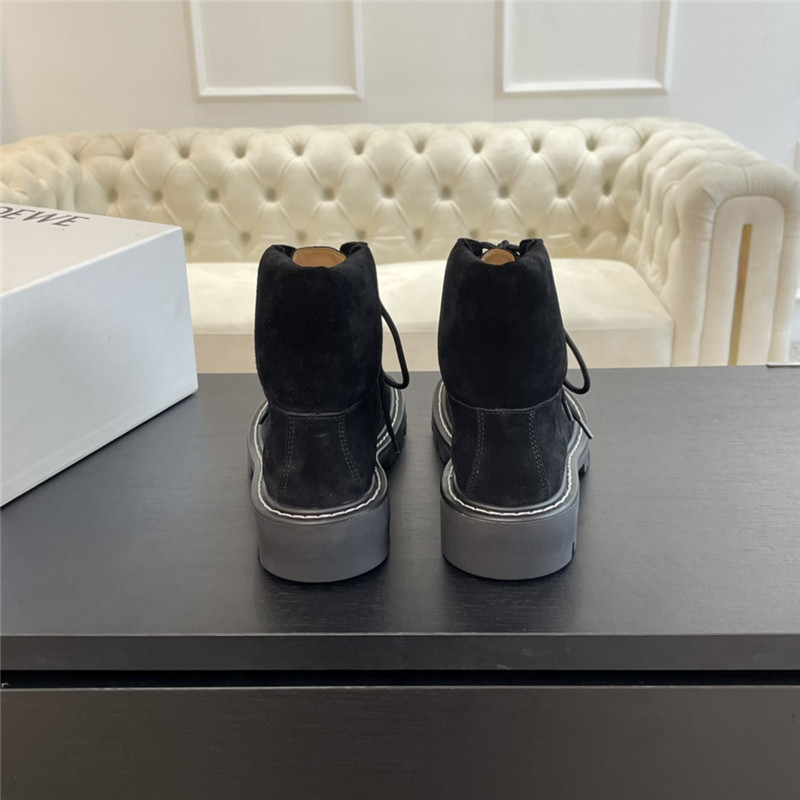 L0ew* sierra combat ankle boot in suede