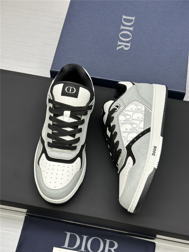 D10r b27 low-top sneakers gray white