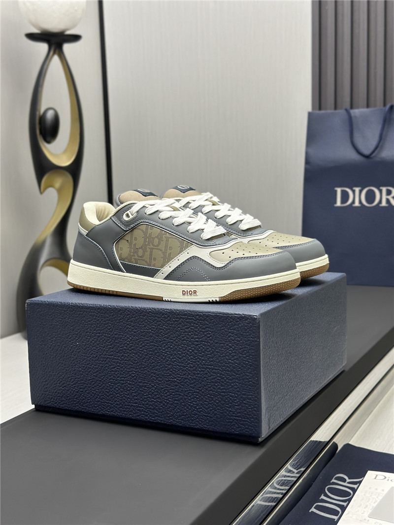 D10r b27 low-top sneakers gray beige