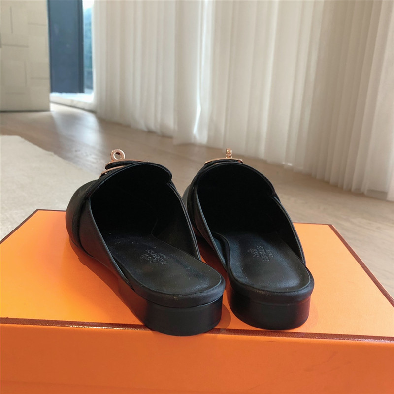 H**me5 kelly buckle oz mule in navy suede