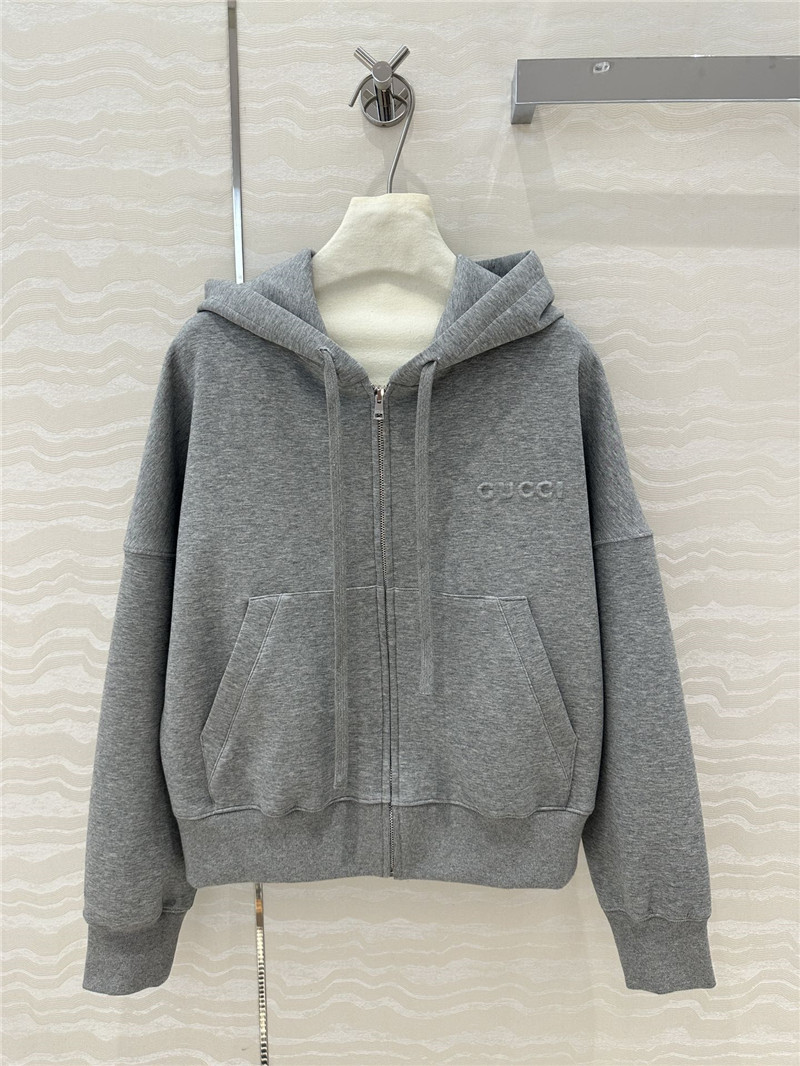 Gvc*1 hooded sweatshirt jacket