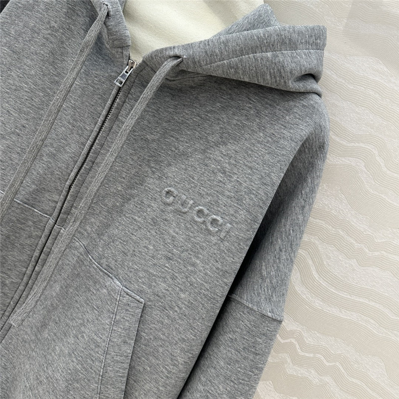 Gvc*1 hooded sweatshirt jacket