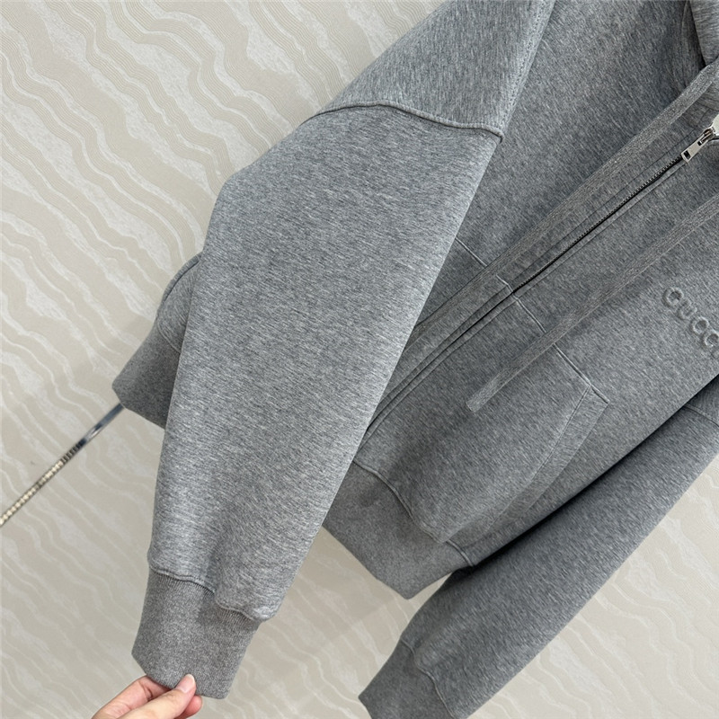 Gvc*1 hooded sweatshirt jacket