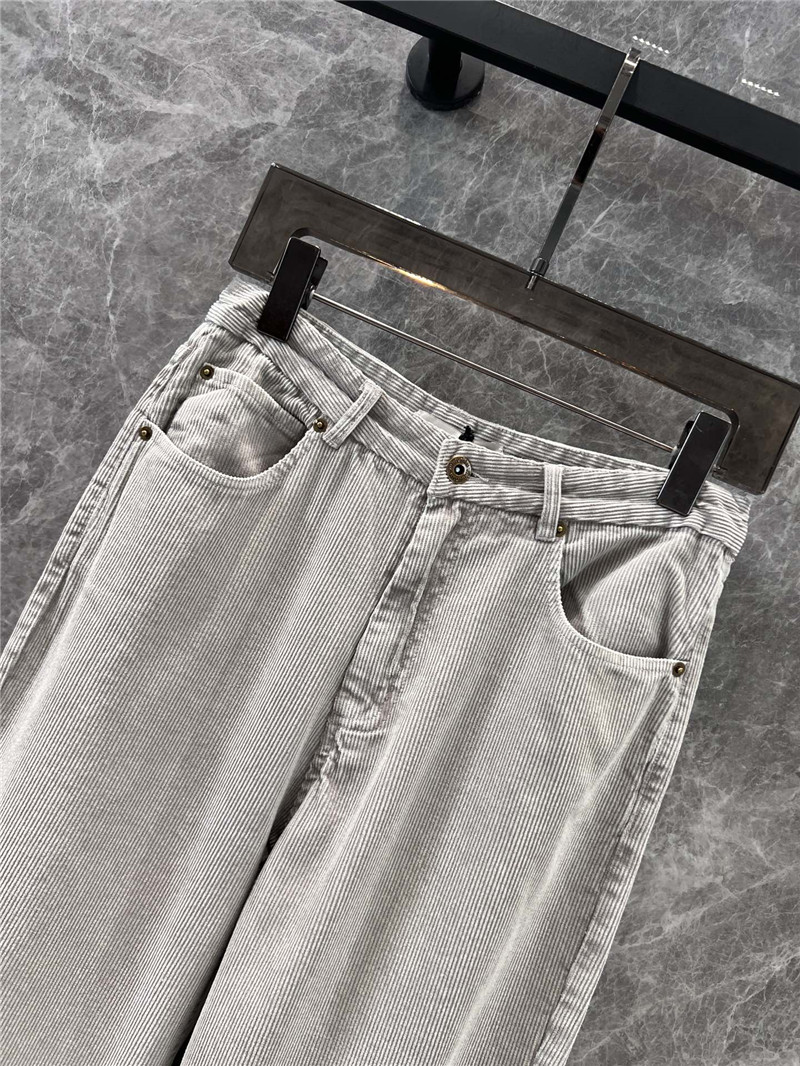 M1um1u corduroy casual trousers