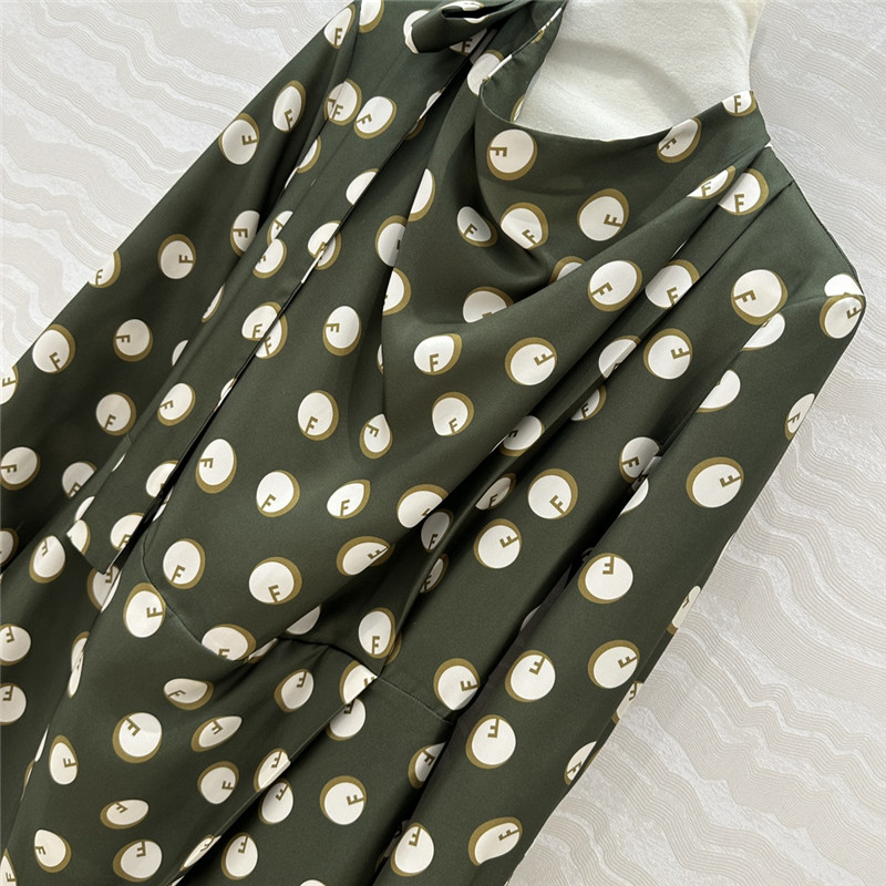 F**di silk maxi dress