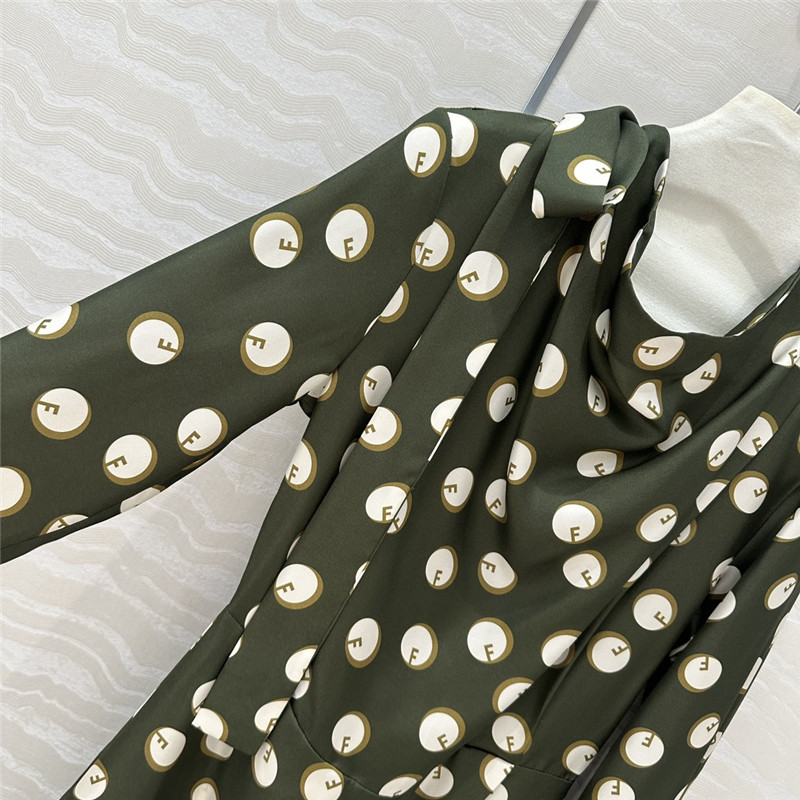 F**di silk maxi dress