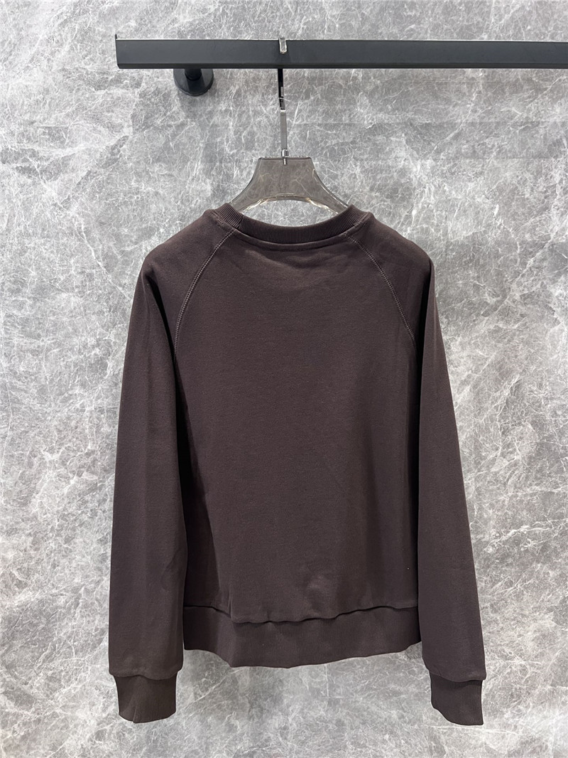 Ce1i*e triomphe fleece sweatshirt brown