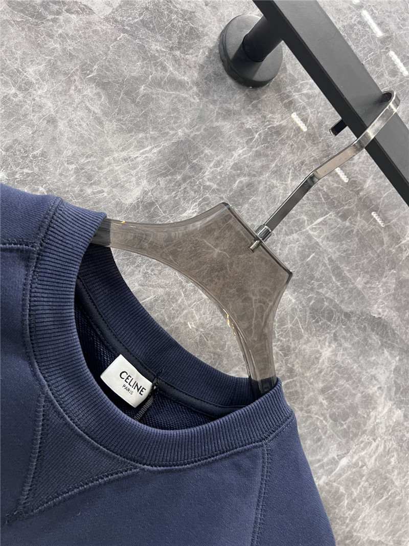 Ce1i*e triomphe fleece sweatshirt navy