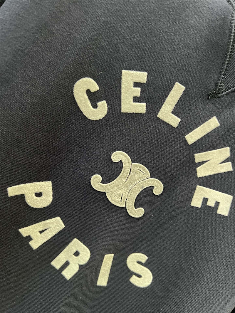 Ce1i*e triomphe fleece sweatshirt navy