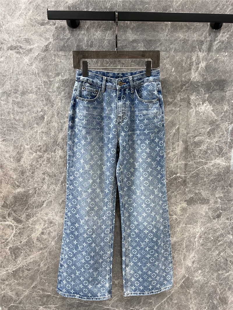 l0vis Vvtt0n lv washed denim trousers
