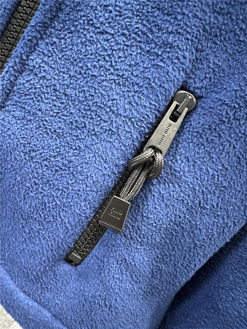 M1um1u zipper short jacket