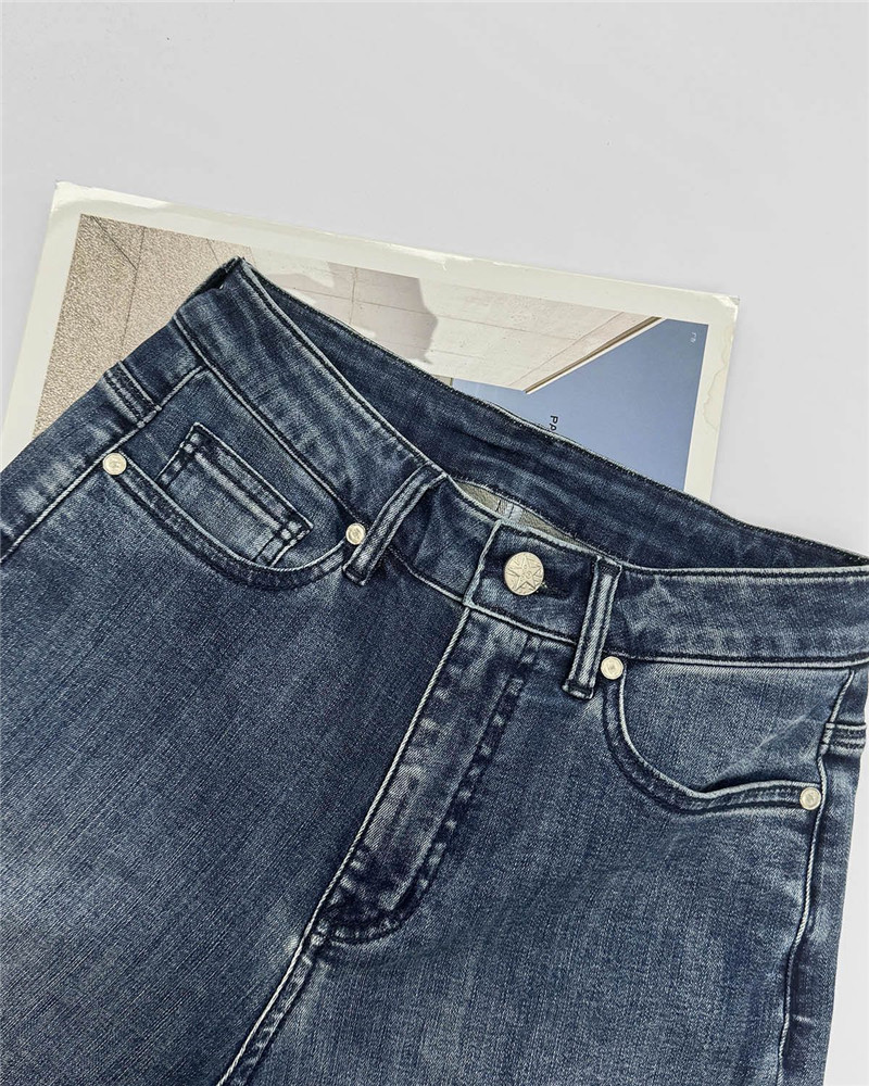 Ch**el rhinestone jeans