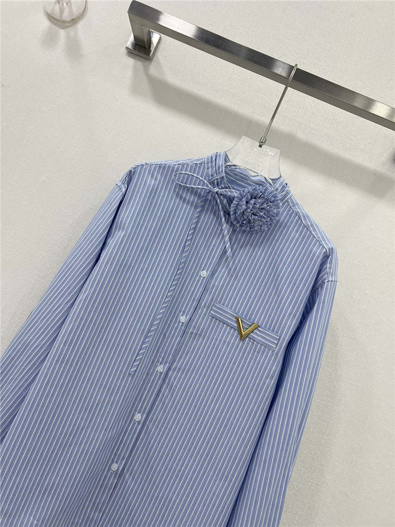 Va1e*ntin0 striped shirt