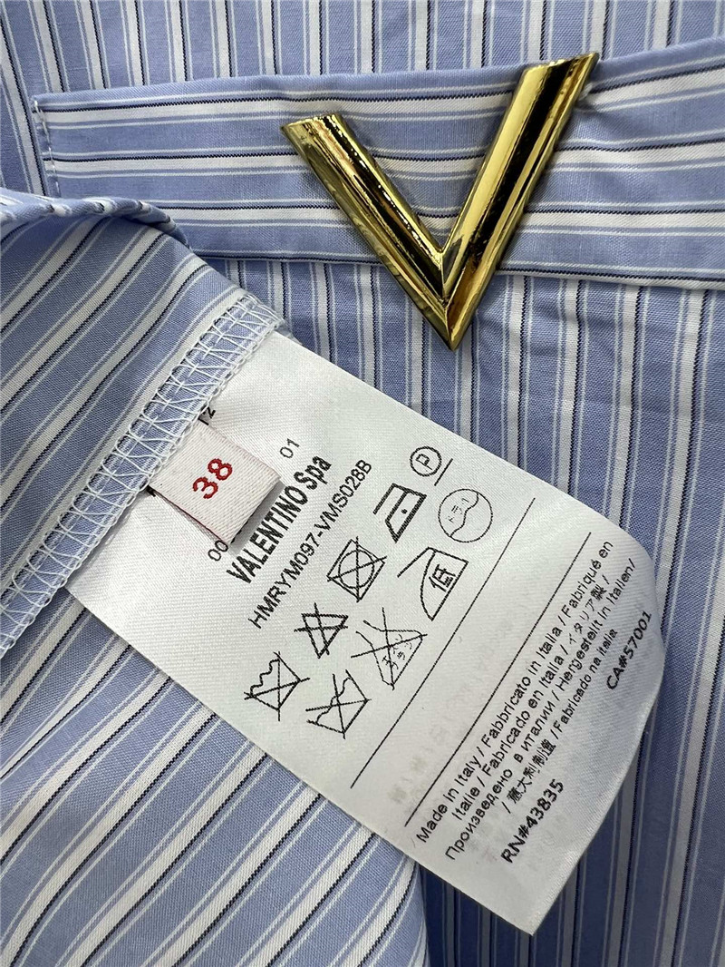 Va1e*ntin0 striped shirt