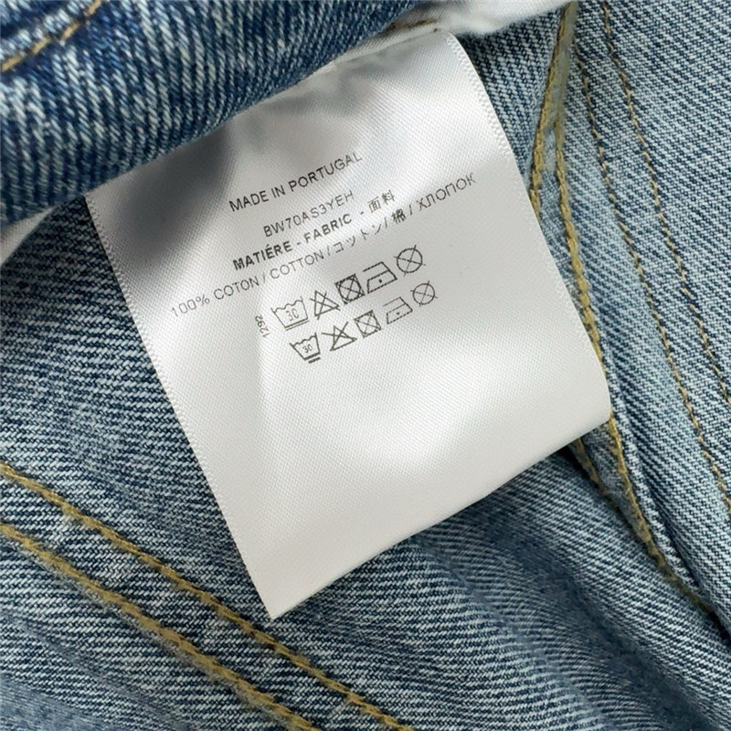 Givenchy denim skirt with metal chain