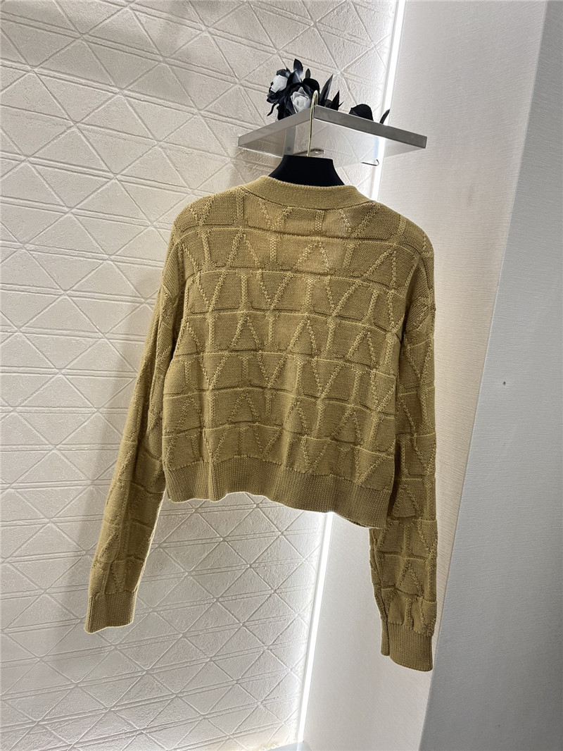 Va1e*ntin0 toile iconographe cardigan in beige