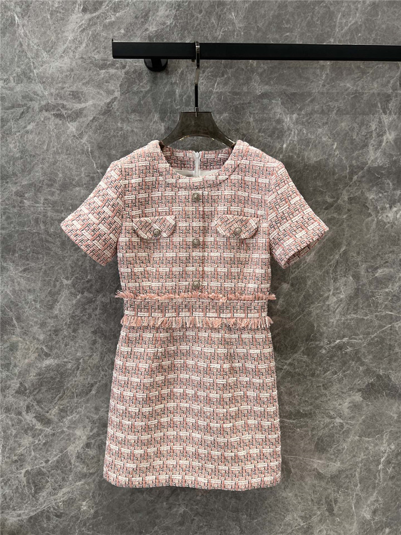 Ch**el short sleeve floral dress